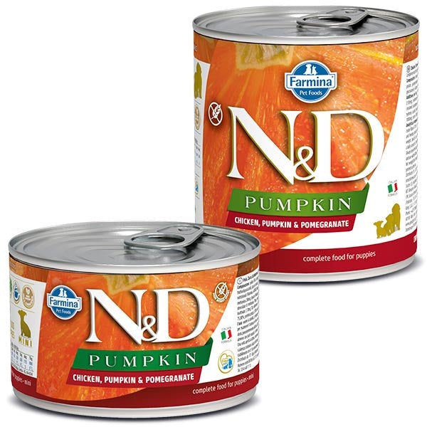 N&D DOG PUMPKIN PUPPY POLLO, ZUCCA & MELOGRANO 285 GR.
