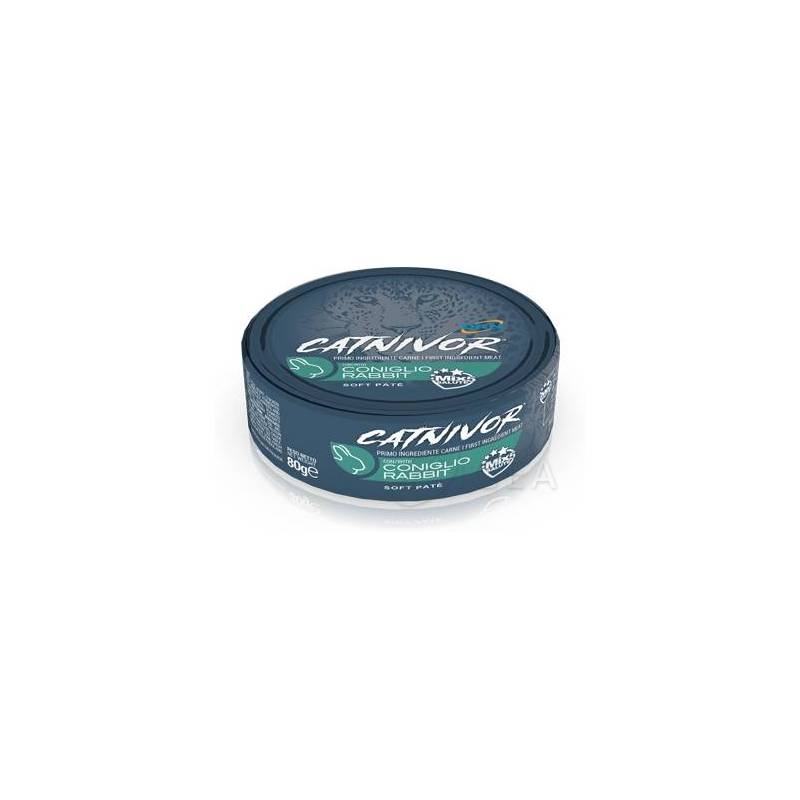 CATNIVOR SOFT PATE' CONIGLIO 80 GR.
