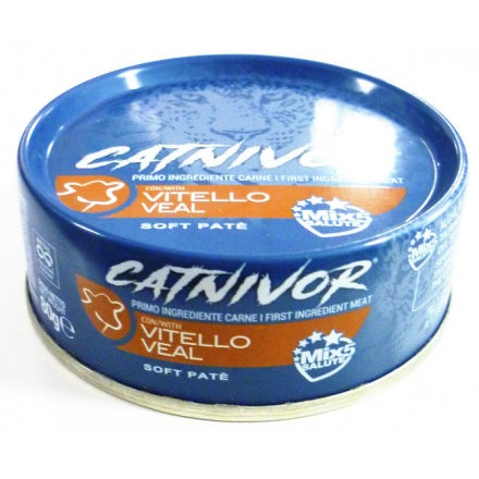 CATNIVOR SOFT PATE' VITELLO 80 GR.
