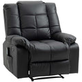 Fauteuil de massage fauteuil de relaxation massant avec dossier inclinable manuellement et repose-pied chaise TV-0