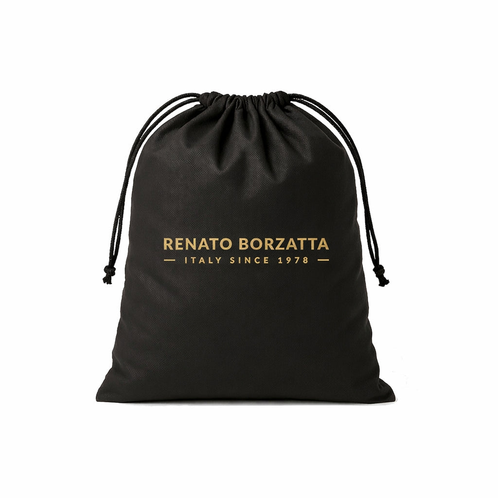 RB1033A | Borsa a Spalla Donna ARIANNA in Vera Pelle Morbida Sauvage Made in Italy. Accessori in metallo Oro Opaco. Colore Nero. Dimensioni: cm 34 x 15 x 16 + 20 (Luce manici)-4