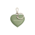 RB1082SBF | Portachiavi Heart Charm Made in Italy in in Vera Pelle Liscia Opaca. Colore Menta-0