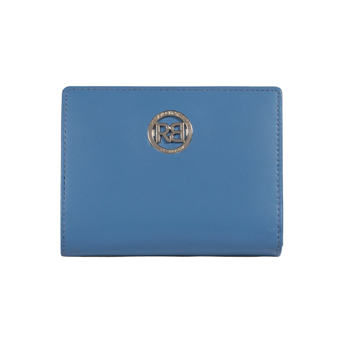 RB1083SCP | Portafogli Donna Made in Italy in Vera Pelle Liscia Opaca. Colore Glicine. Dimensioni (da chiuso): cm 13 x 9 x 2,5-0