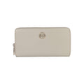 RB1084SF | Portafogli Donna con chiusura lampo Made in Italy in Vera Pelle Liscia Opaca. Colore Grigio. Dimensioni: cm 20 x 10 x 2,5-0