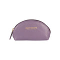RB1089Y | Pochette a Mezzaluna Made in Italy in Vera Pelle grana Dollaro. Colore Viola-0