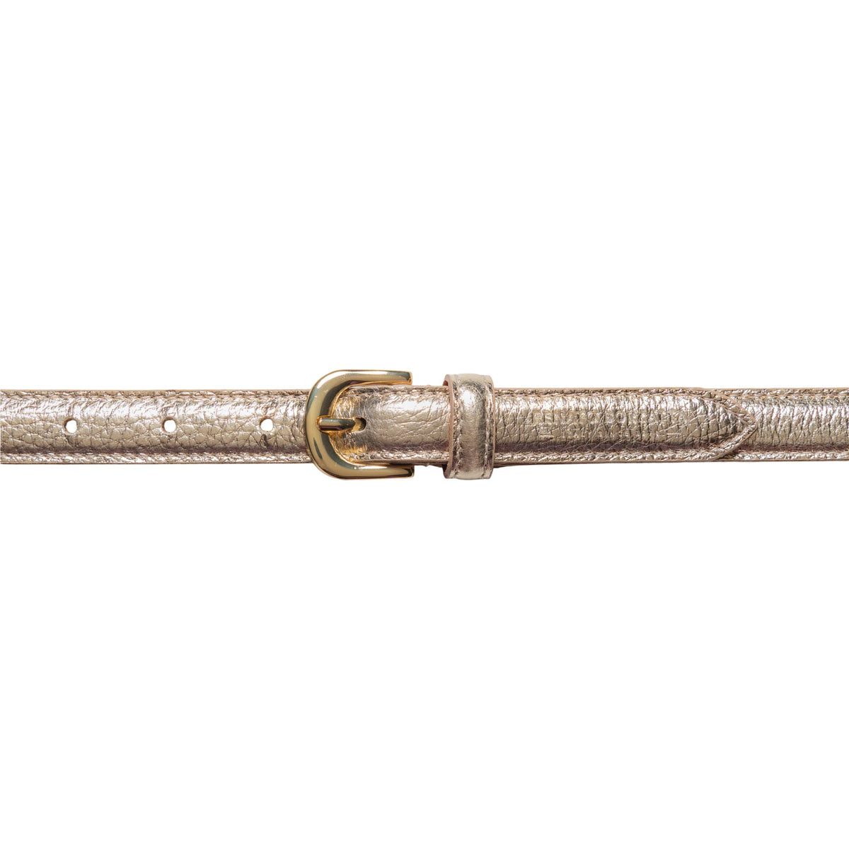 RB4021AS | Cintura Donna Made in Italy in Vera Pelle grana Dollaro. Fibbia in finitura Oro Lucido. Colore Oro. Dimensioni: cm 115 x 2,0 x 0,5 (giro vita cm 100)-1