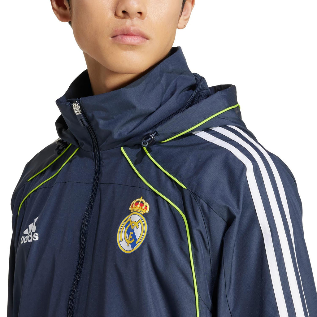 Real Madrid CF retro soccer training rain jacket 2025/26 - Adidas-2