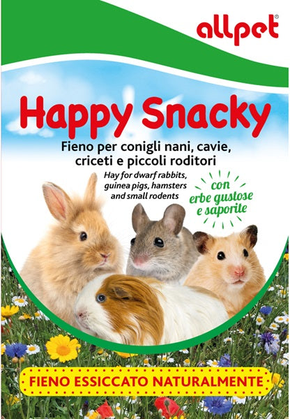 HAPPY SNACKY FIENO ESSICCATO 1 KG.