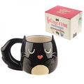 TAZZA A FORMA DI GATTO NERO