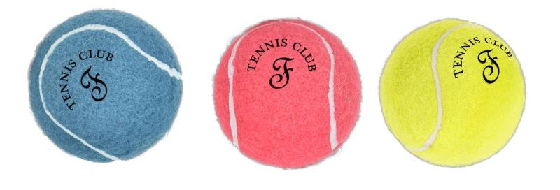 FERRIBIELLA PALLINE TENNIS Ø 6,4 CM. / 3 PZ.
