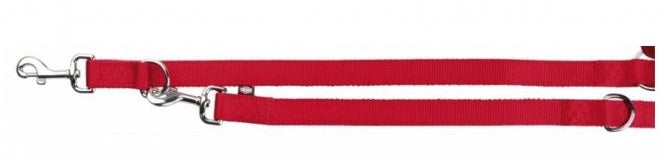 TRIXIE PREMIUM GUINZAGLIO ADDESTRAMENTO DOPPIO M-L 2,00 M. / 20 MM. ROSSO
