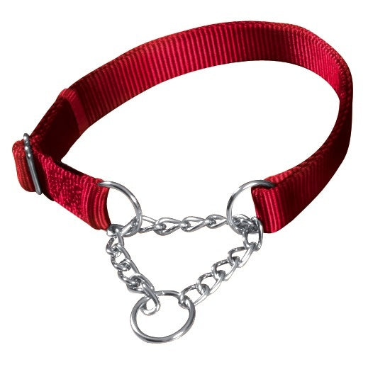 TRIXIE COLLARE PREMIUM SEMISTRANGOLO TG. L-XL 45-70 CM. / 25 MM. ROSSO
