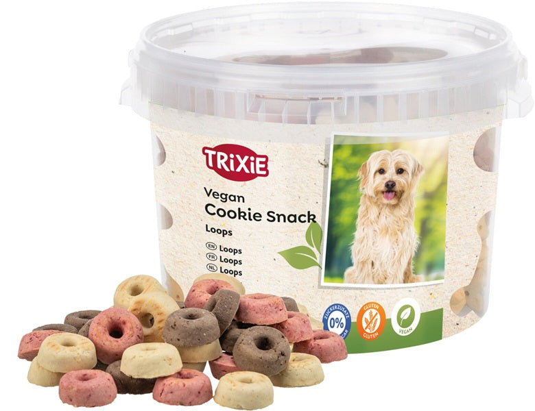 TRIXIE VEGAN COOKIE SNACK LOOPS 1,3 KG.