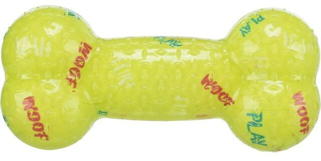 TRIXIE GIOCO OSSO IN GOMMA TERMOPLASTICA CON SQUITTIO 17 CM.