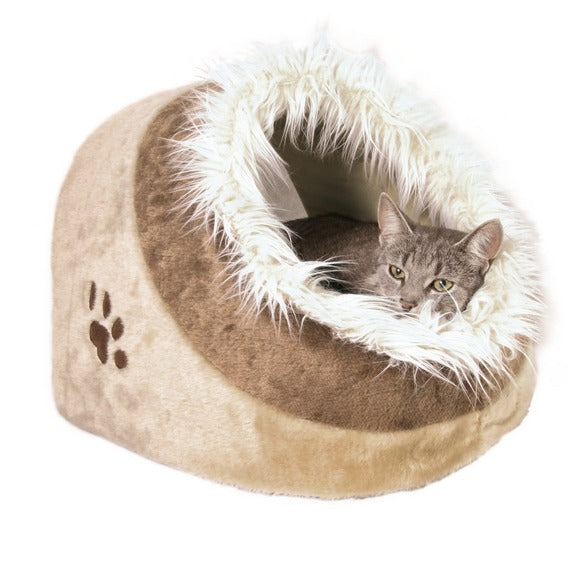 TRIXIE IGLOO MINOU 41 x 30 x 50 CM. BEIGE/MARRONE
