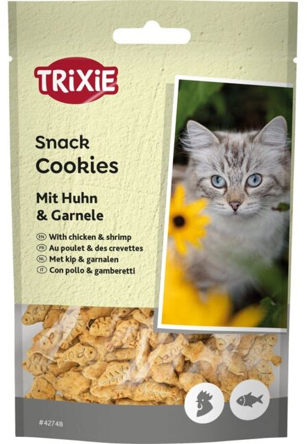 TRIXIE SNACK COOKIES CON POLLO & GAMBERETTI 50 GR.