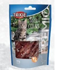 TRIXIE PREMIO GOOSE COINS SNACK GATTI 50 GR.