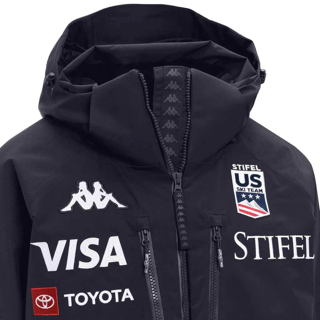 US Ski Team pro insulated parka jacket Winter Olympics 2026 Navy - Kappa-4