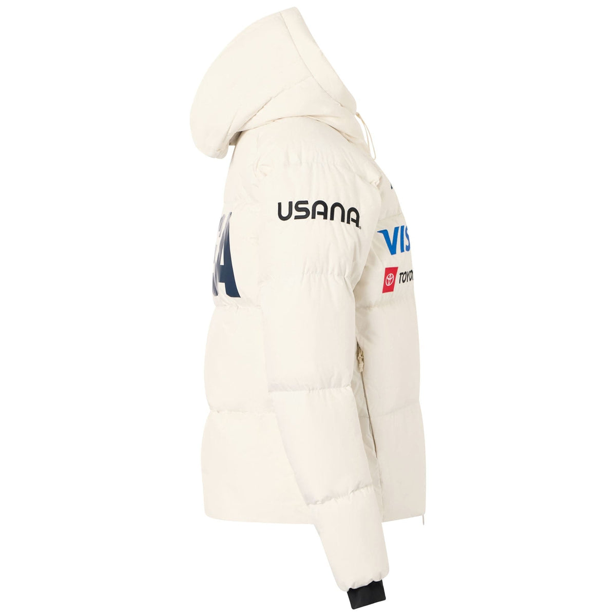 Women's US Ski Team insulated down jacket Winter Olympics 2026 White - Kappa-4