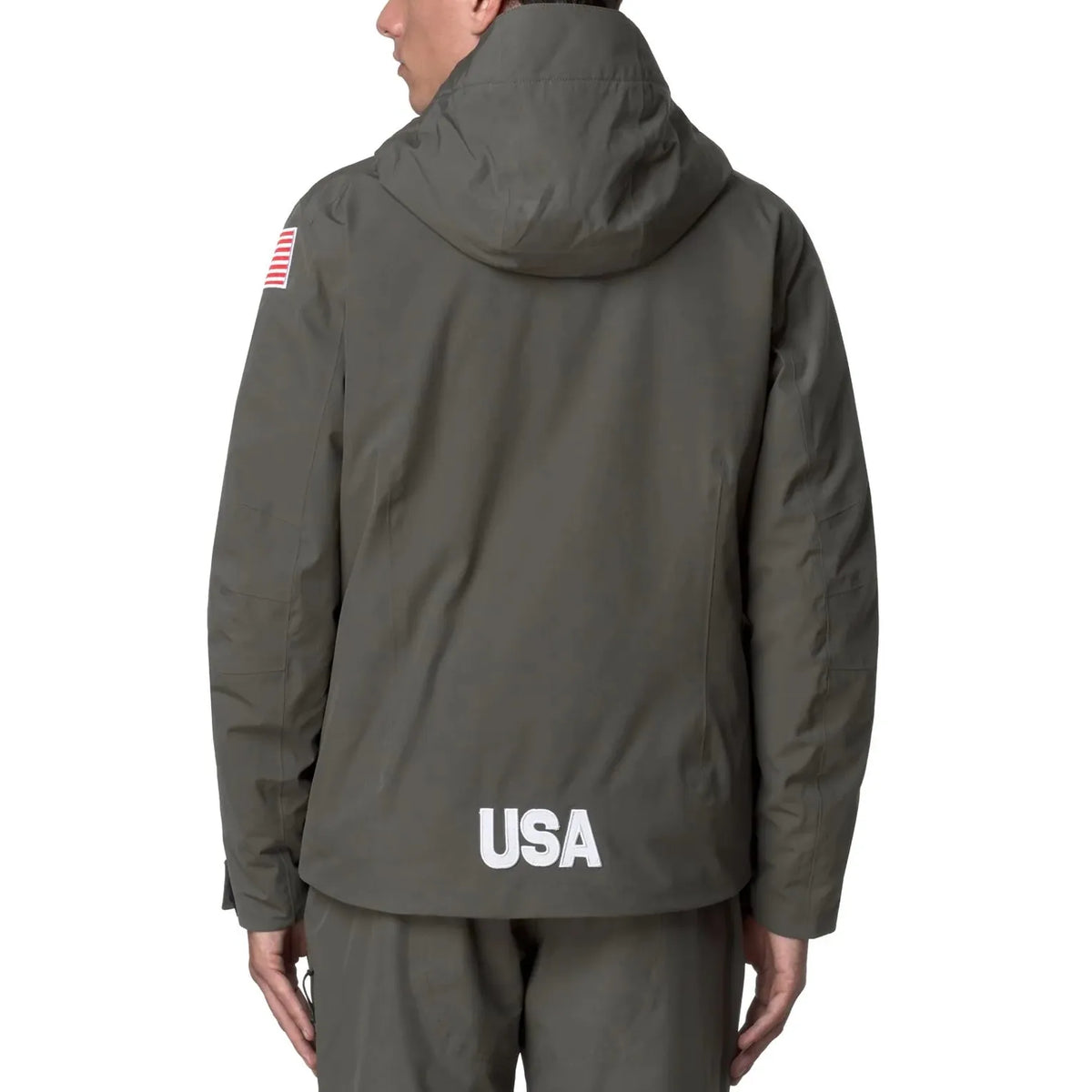 US Ski Team official waterproof padded jacket Winter Olympics 2026 Green - Kappa-2