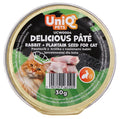 UNIQ PETS CAT YUMMY PATE' CONIGLIO & PSYLLIUM 30 GR.