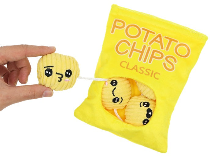 UNIQ PETS DOG TOY SNIFFIES POTATO CHIPS (15 x 20 CM.)