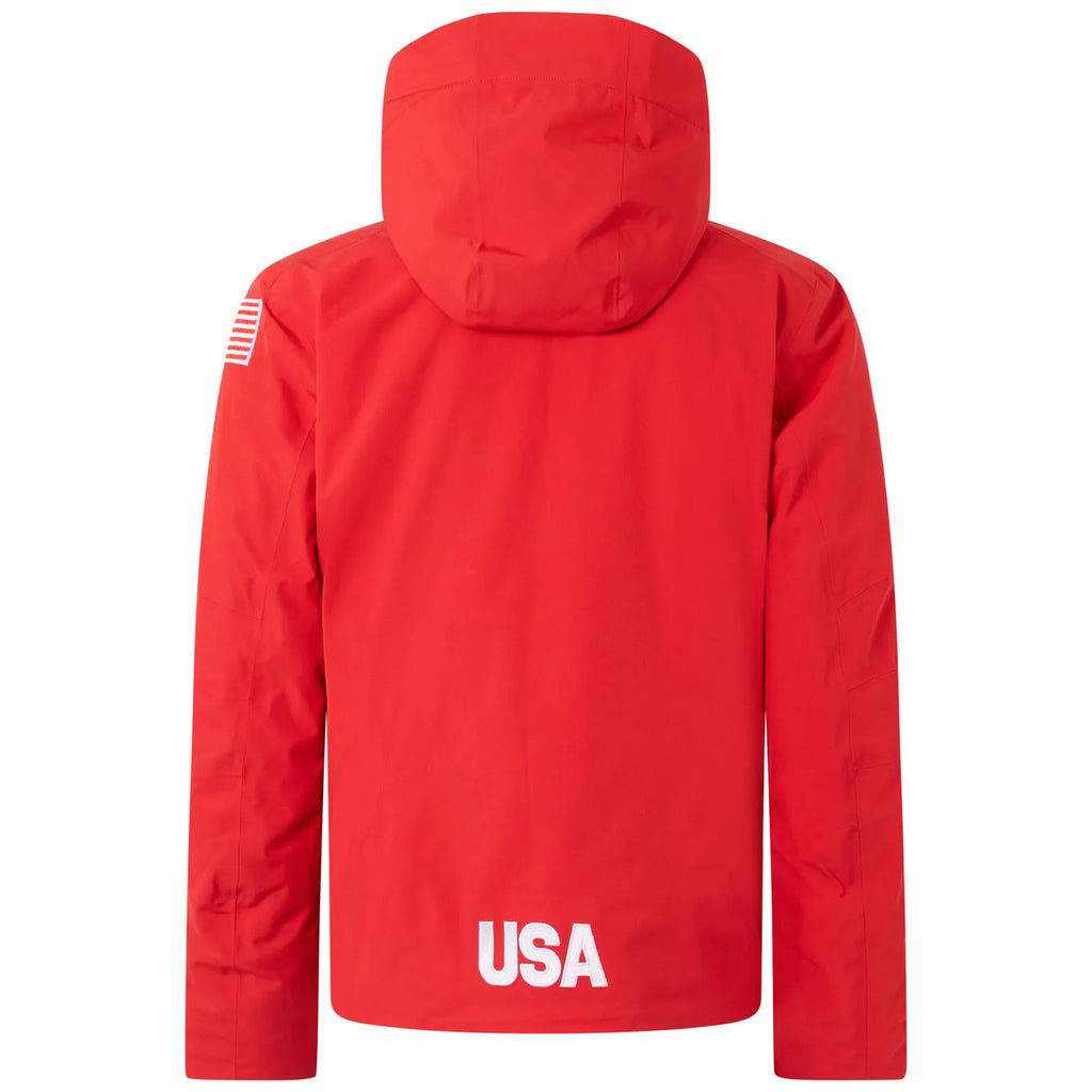 US Ski Team official waterproof padded jacket Winter Olympics 2026 Red - Kappa-4