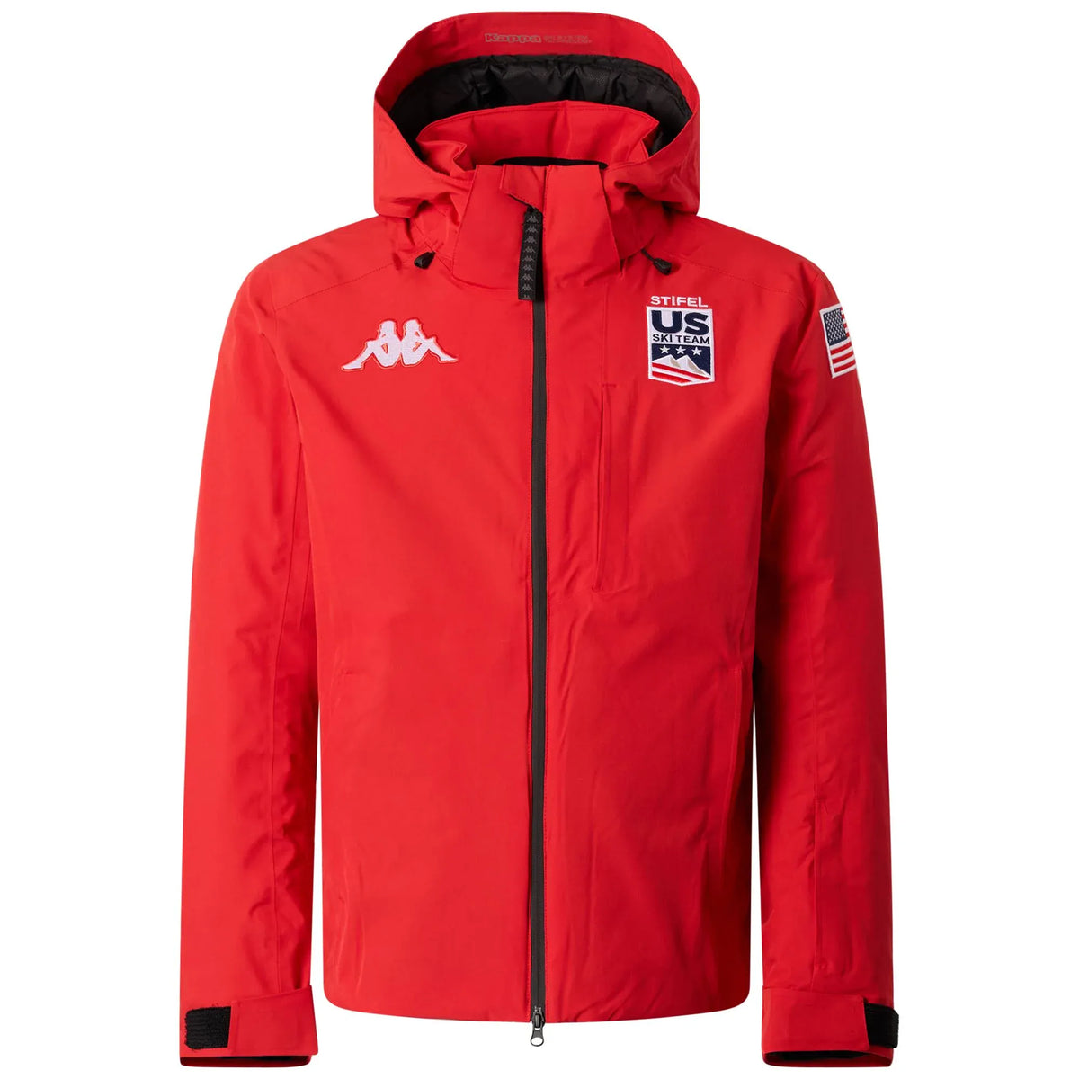 US Ski Team official waterproof padded jacket Winter Olympics 2026 Red - Kappa-3