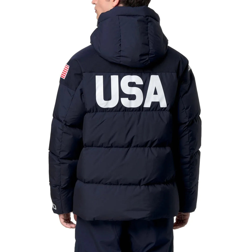 US Ski Team premium insulated down jacket Winter Olympics 2026 Navy - Kappa-1