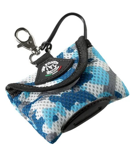TREPONTI DISPENSER PORTA SACCHETTI MIMETICO AZZURRO