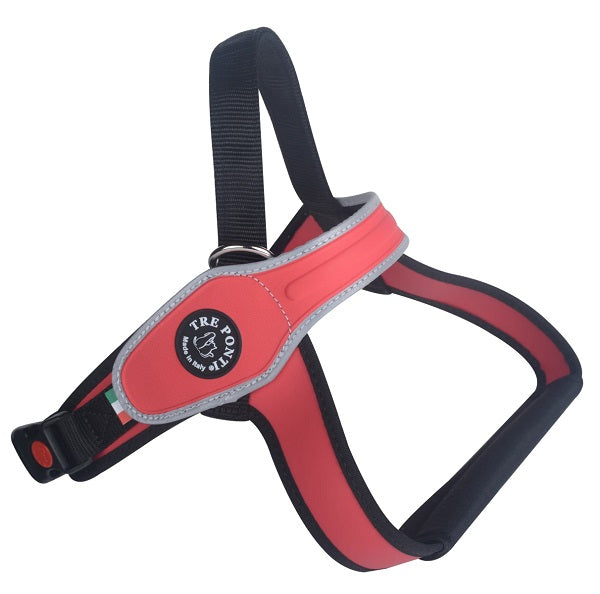 TREPONTI PETTORINA PRIMO SILVER TG.L (20-30 KG.) ROSSA