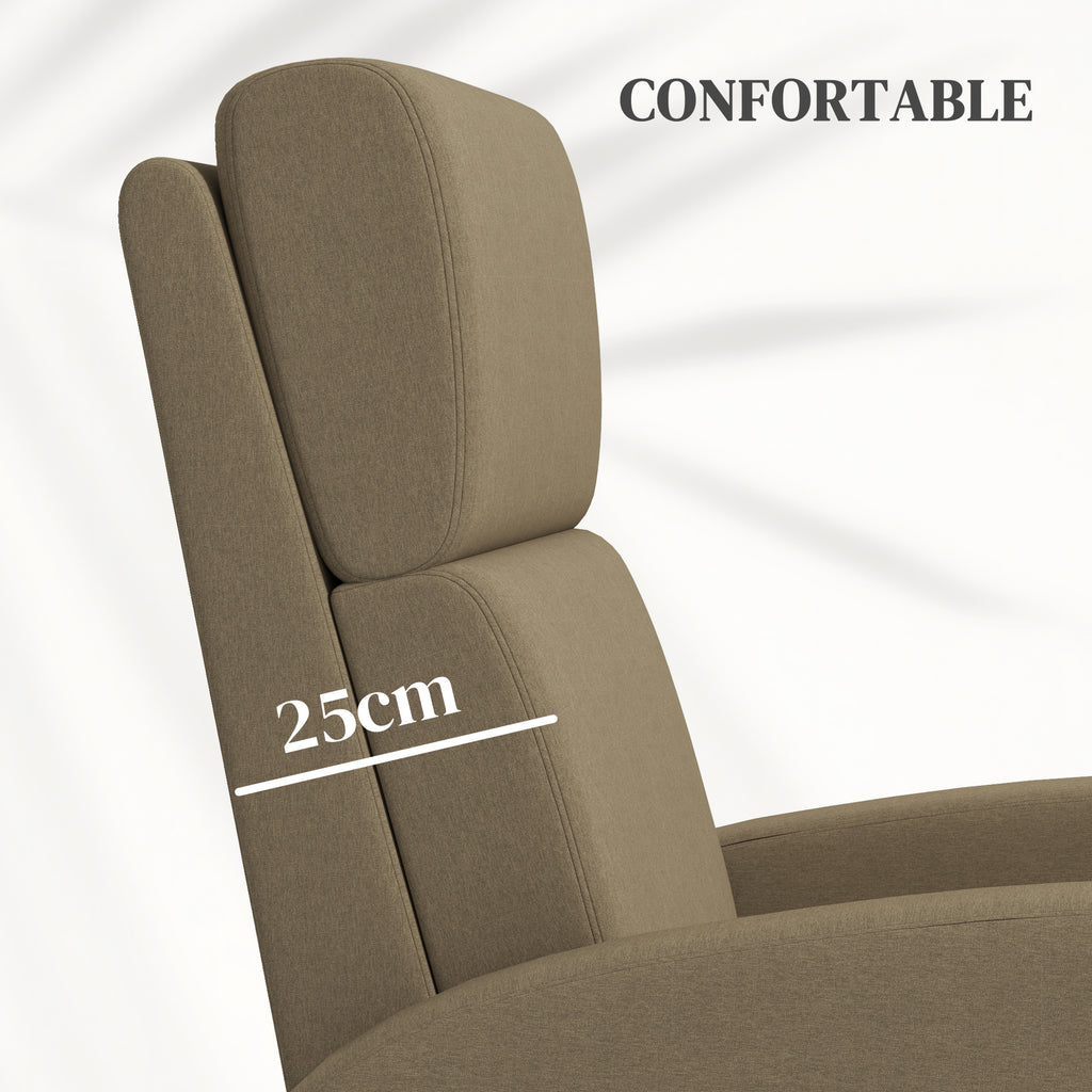 Fauteuil relax fauteuil inclinable salon fauteuil de relaxation - dossier réglable jusqu'à 160° repose-pieds intégré-5