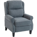 Fauteuil relax inclinable en polaire Teddy, fauteuil de relaxation avec repose-pieds extensible, assise rembourrée, gris-0