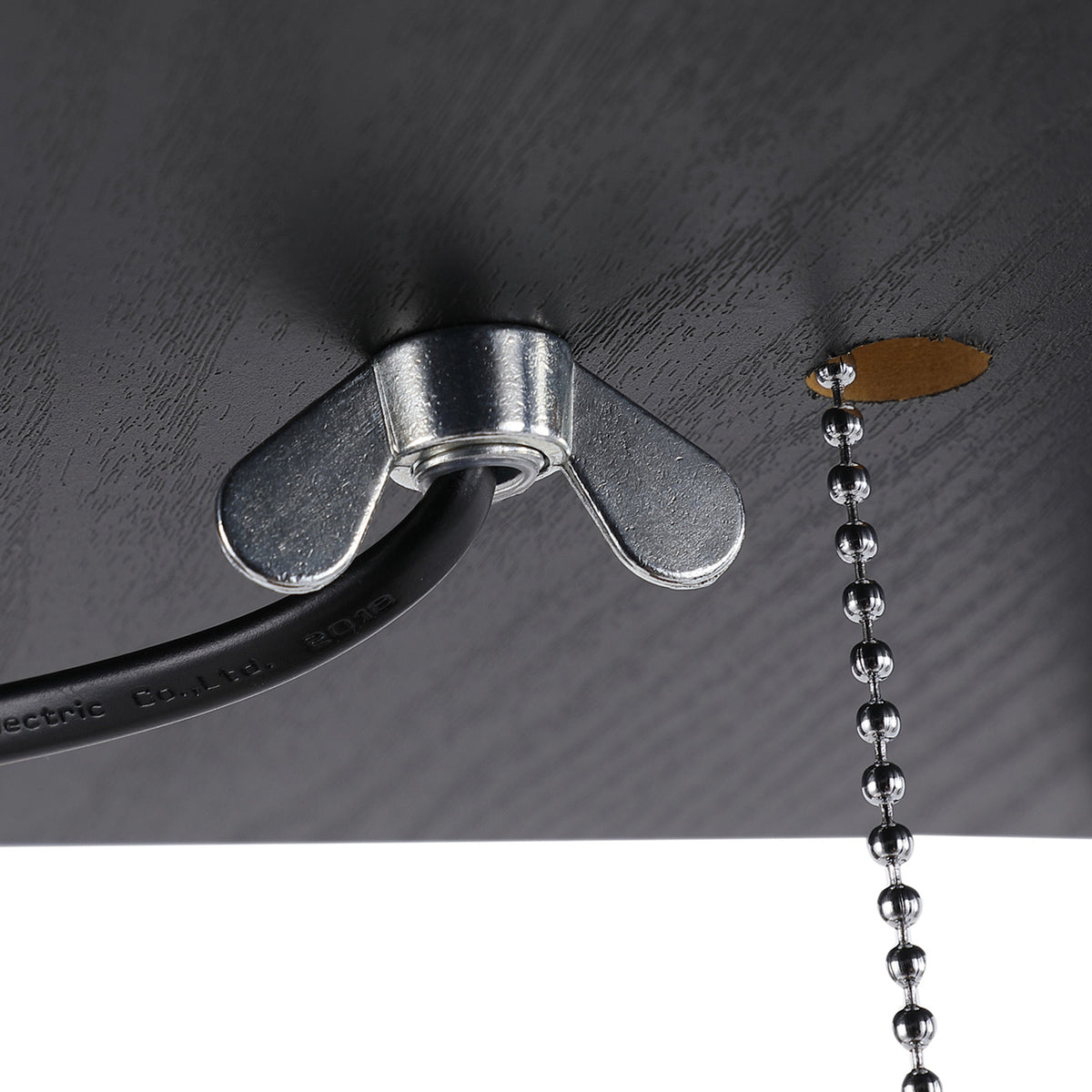 Lampadaire étagère 26L x 26l x 160H cm 3 étagères 4 Niveaux MDF Noir-8