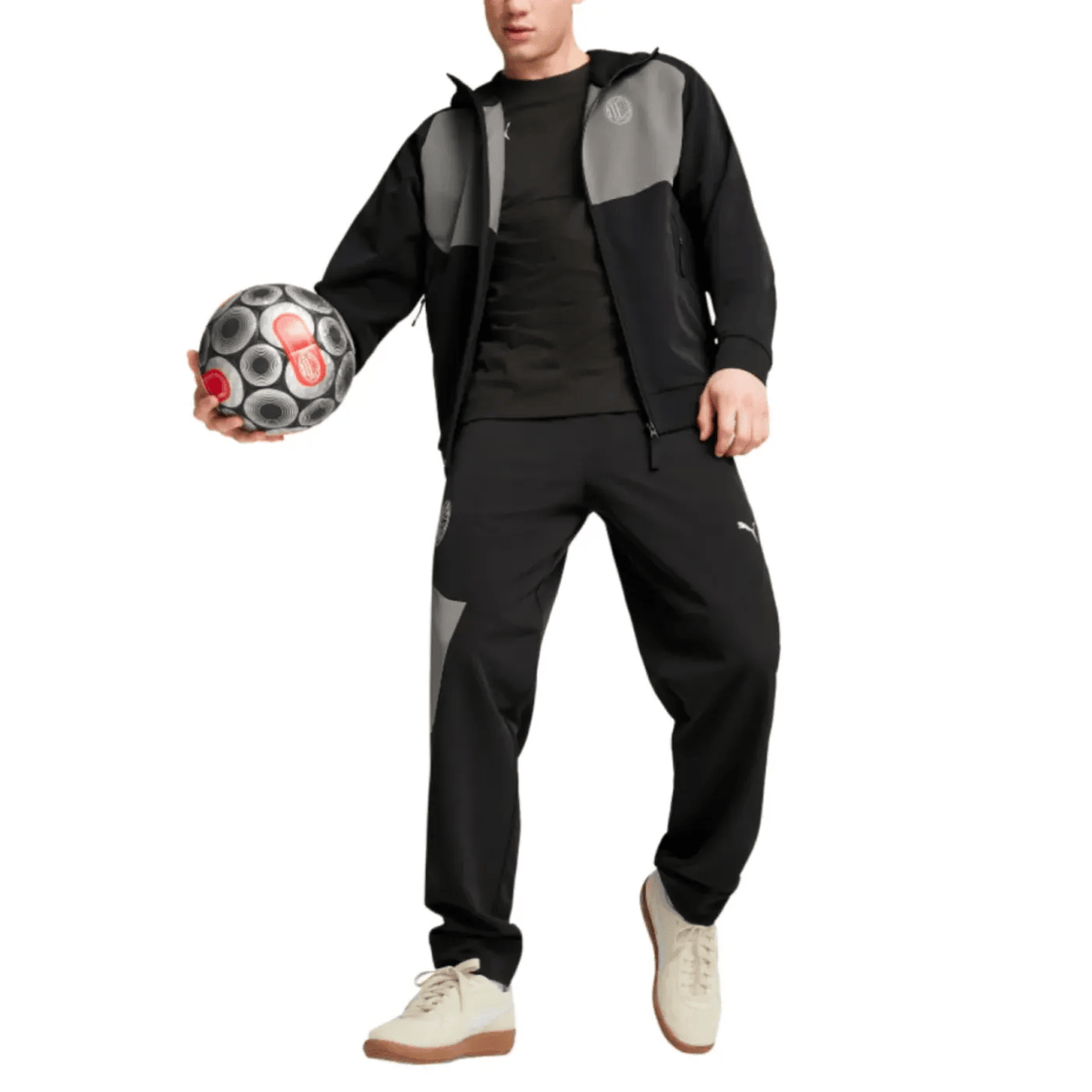 AC Milan woven presentation soccer tracksuit 2024/25 - Puma-2