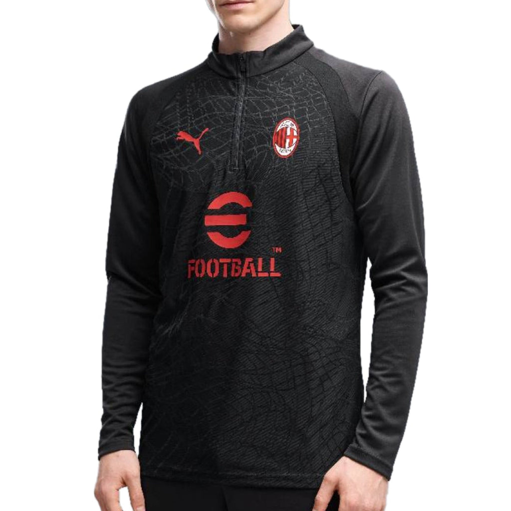 AC Milan black training technical soccer sweat top 2026/27 - Puma-0