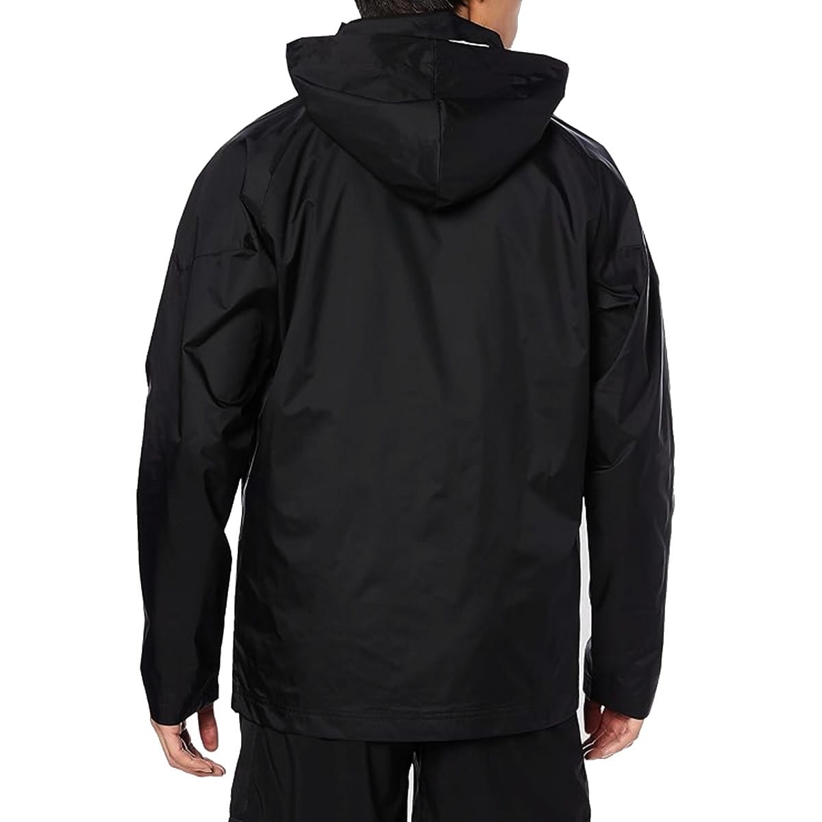 AC Milan black soccer training rain jacket 2023/24 - Puma-1