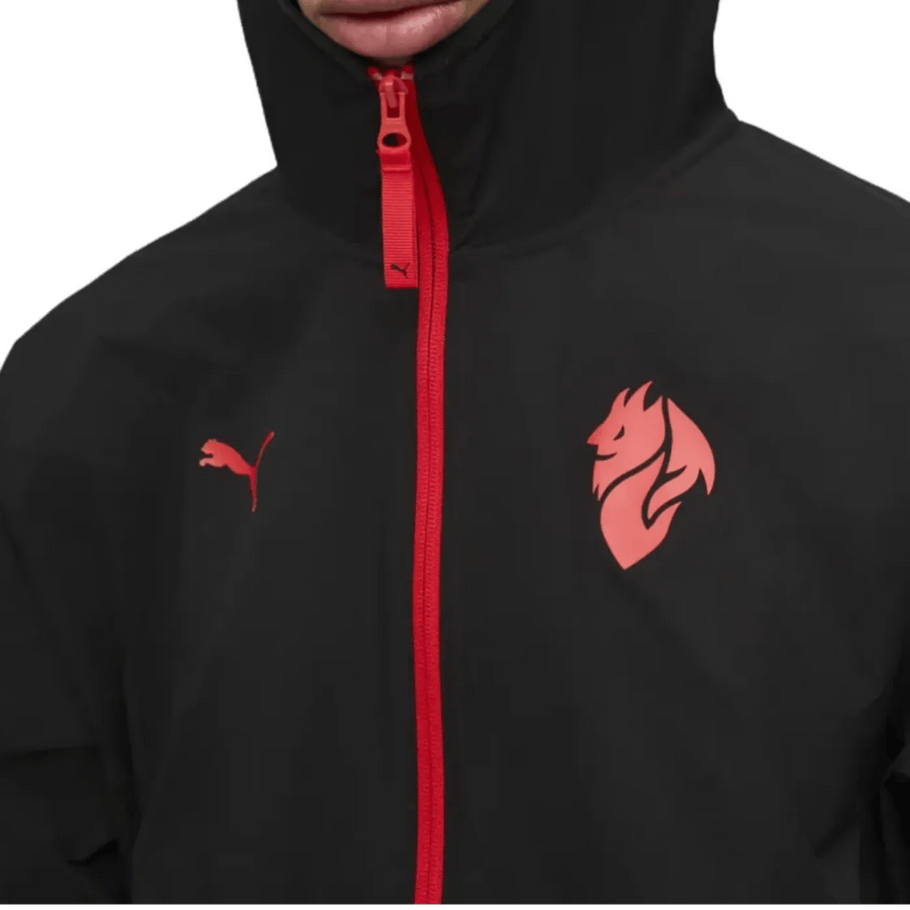 AC Milan black woven presentation soccer tracksuit 2025/26 - Puma-2