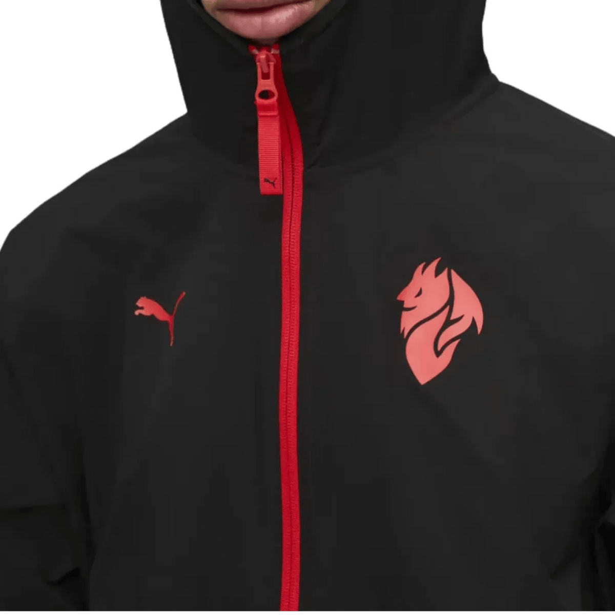 AC Milan black woven presentation soccer tracksuit 2025/26 - Puma-2