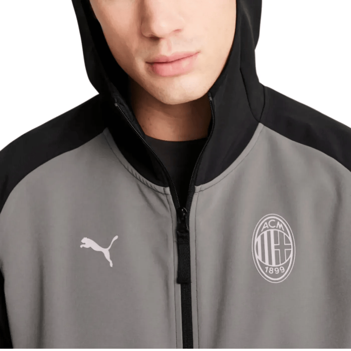 AC Milan woven presentation soccer jacket 2024/25 - Puma-2