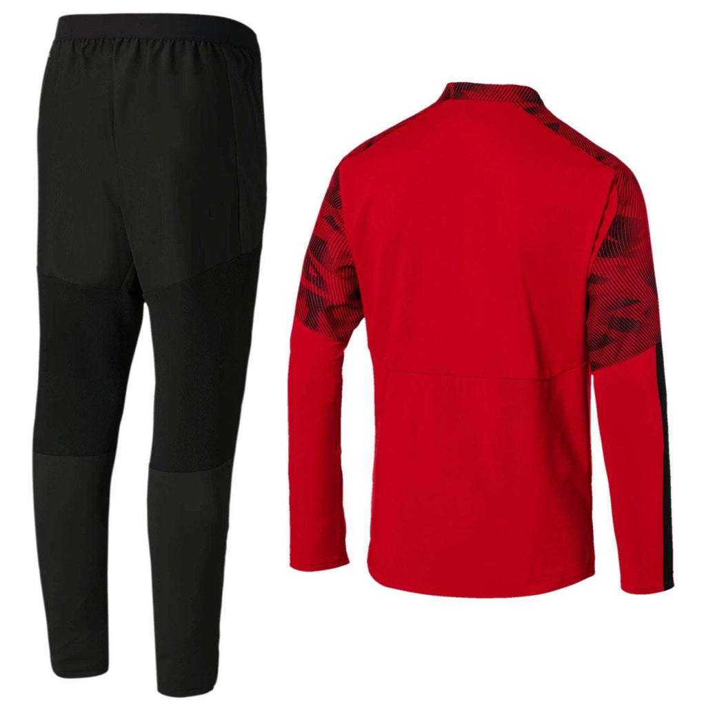 AC Milan soccer training technical tracksuit 2019/20 red - Puma-1