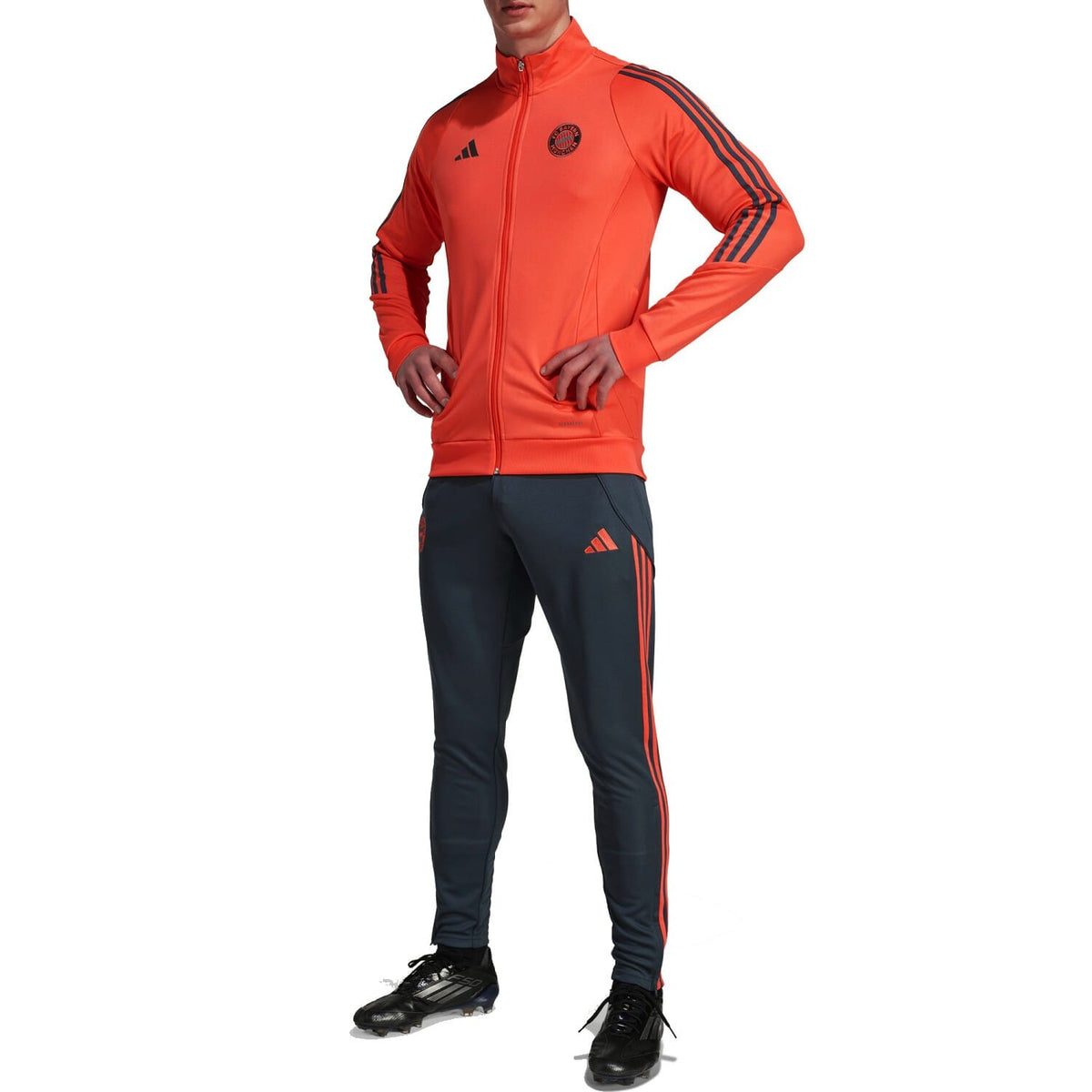 Bayern Munich training presentation bench tracksuit 2025/26 - Adidas-1