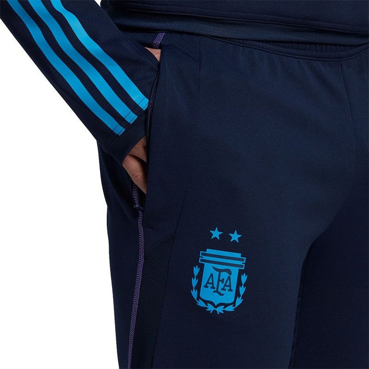 Argentina training technical Soccer pants 2022/23 navy - Adidas-3