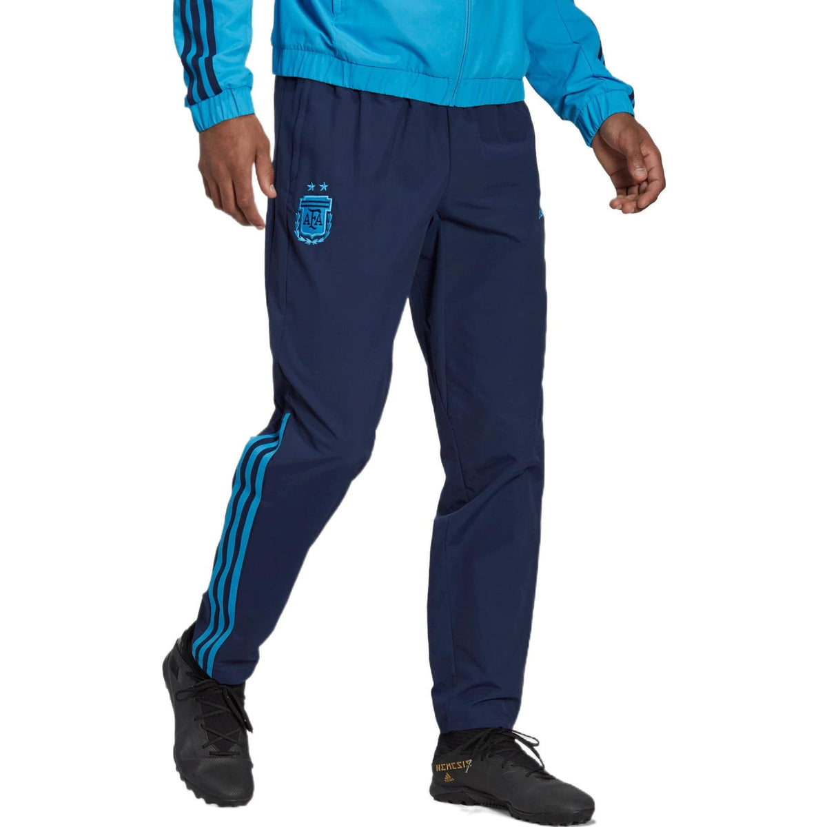 Argentina light blue training presentation Soccer tracksuit 2022 - Adidas-1
