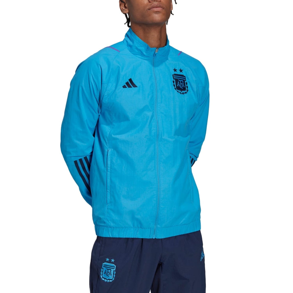 Argentina light blue training presentation Soccer tracksuit 2022 - Adidas-0