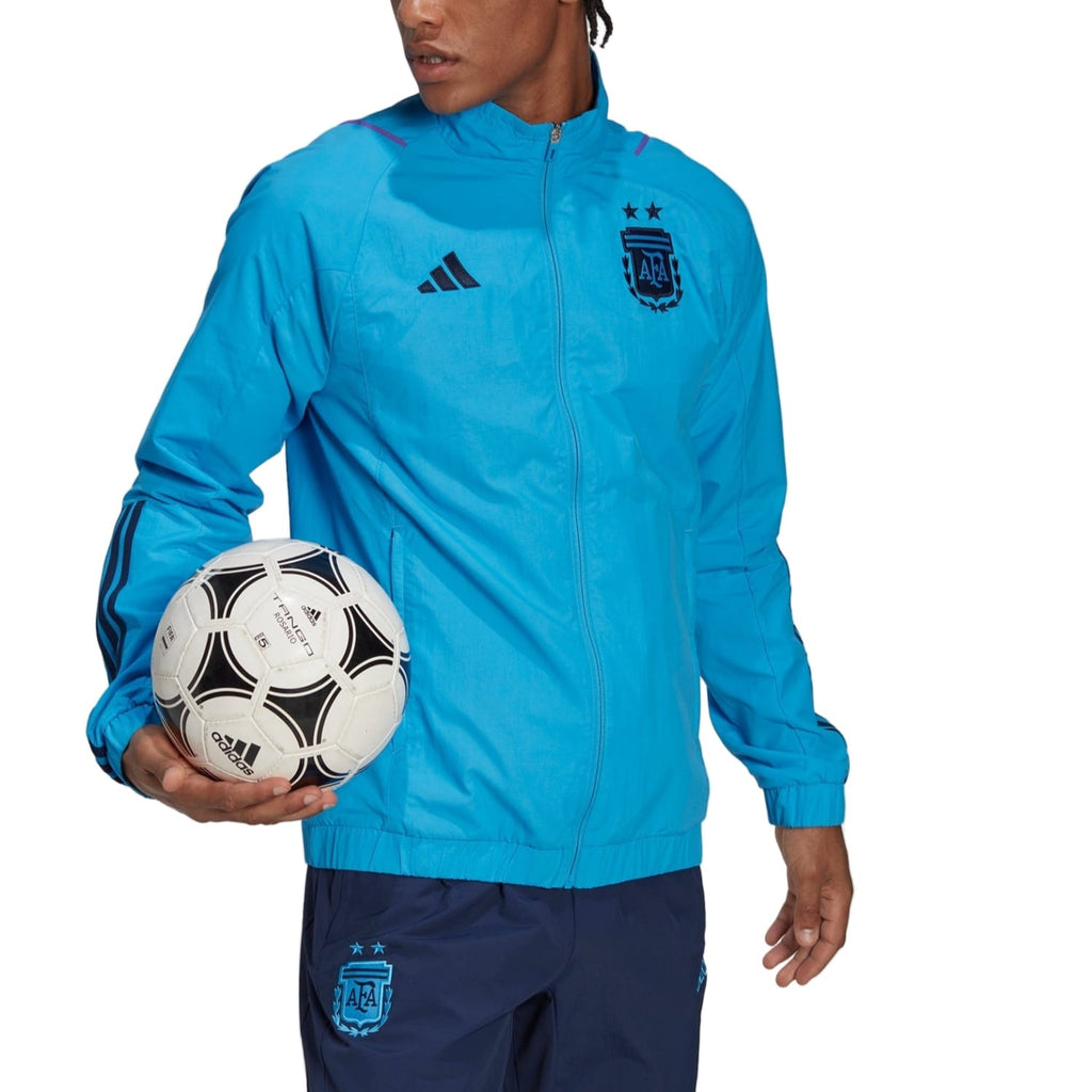 Argentina light blue training presentation Soccer tracksuit 2022 - Adidas-3