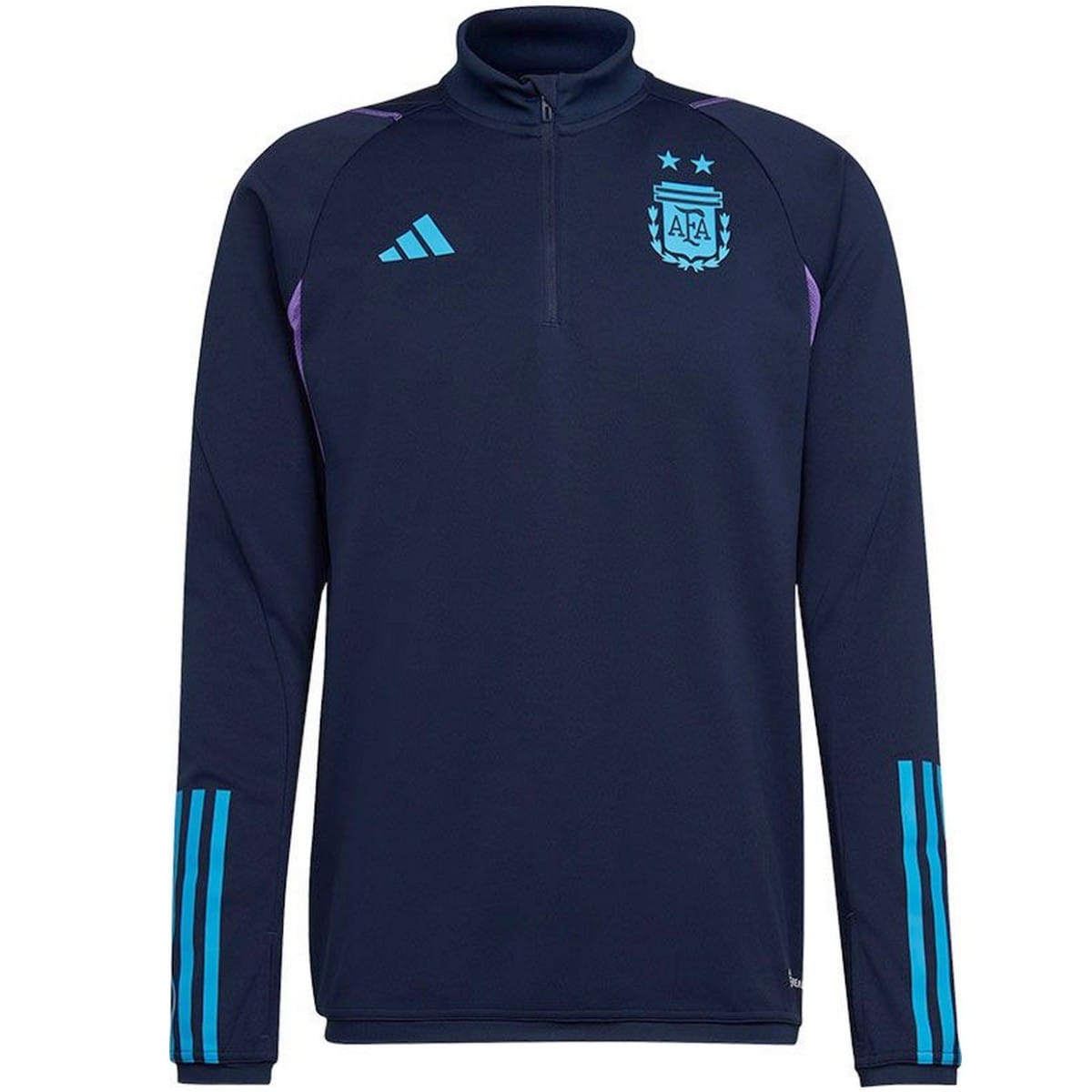 Argentina training technical Soccer sweat top 2022/23 navy - Adidas-0