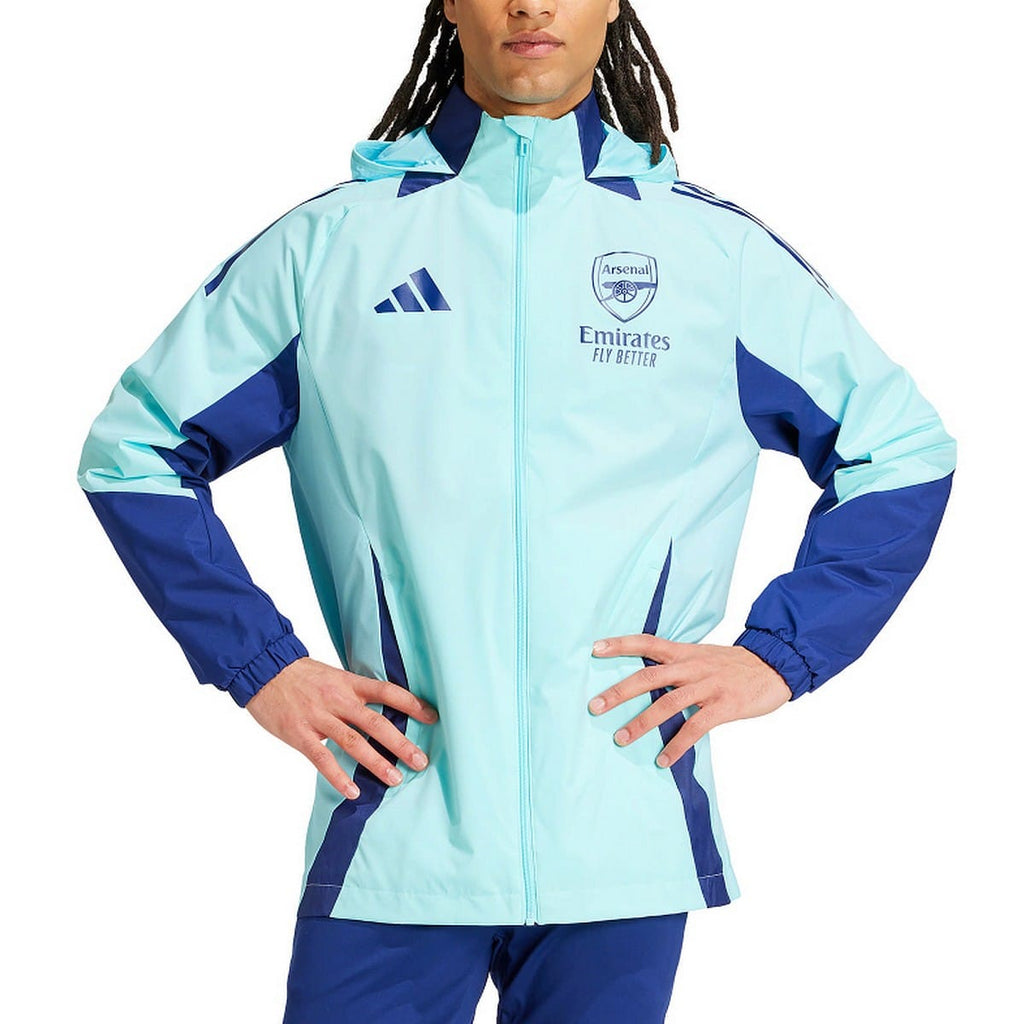 Arsenal FC soccer training rain jacket 2024/25 - Adidas-4