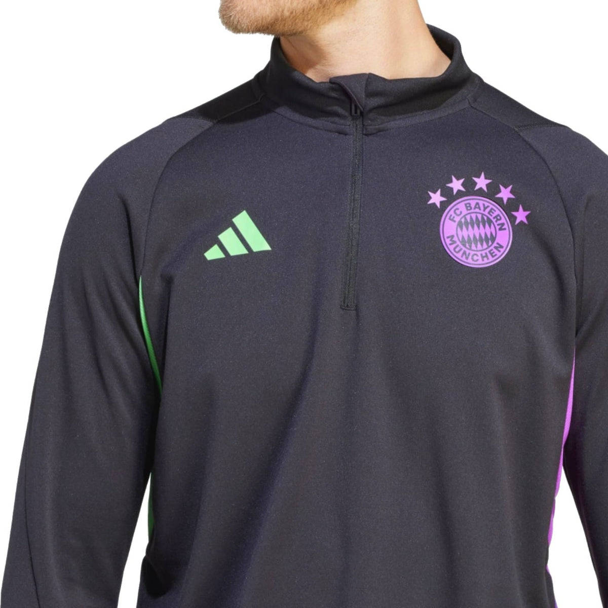 Bayern Munich black training technical tracksuit 2023/24 - Adidas-3
