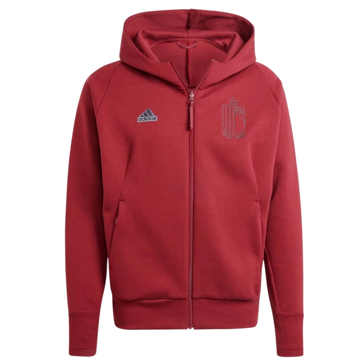 Belgium Casual Travel hooded presentation tracksuit 2024/25 - Adidas-5